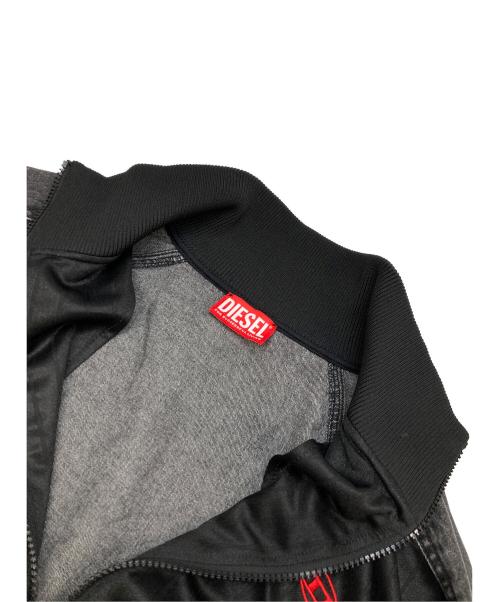 DIESEL（ディーゼル）DIESEL (ディーゼル) S-LOCKER-VET-SWEAT/トラックジャケット ブラック サイズ:Mの古着・服飾アイテム