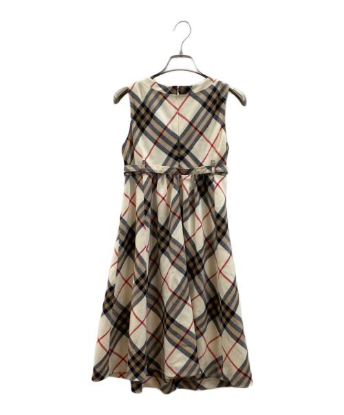 BURBERRY BLUE LABEL（バーバリー ブルー レーベル）BURBERRY BLUE LABEL (バーバリー ブルー レーベル) ノヴァチェックワンピース ベージュ サイズ:38の古着・服飾アイテム