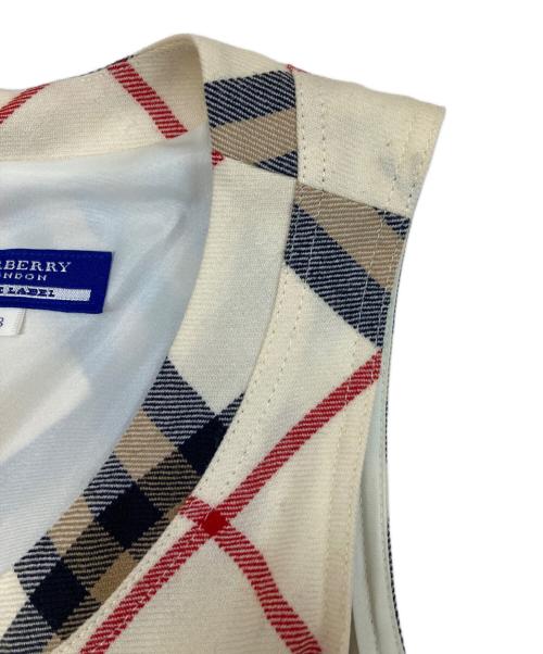 BURBERRY BLUE LABEL（バーバリー ブルー レーベル）BURBERRY BLUE LABEL (バーバリー ブルー レーベル) ノヴァチェックワンピース ベージュ サイズ:38の古着・服飾アイテム