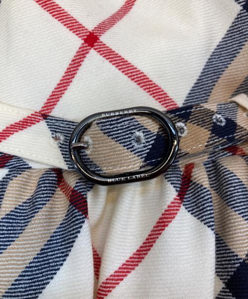 BURBERRY BLUE LABEL（バーバリー ブルー レーベル）BURBERRY BLUE LABEL (バーバリー ブルー レーベル) ノヴァチェックワンピース ベージュ サイズ:38の古着・服飾アイテム