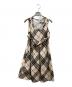 BURBERRY BLUE LABEL（バーバリー ブルー レーベル）の古着「ノヴァチェックワンピース」｜ベージュ