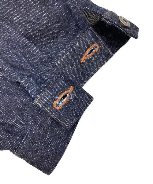 ONI DENIM（オニデニム）ONI DENIM (オニデニム) Loose Weave Denim Jacket インディゴ サイズ:38の古着・服飾アイテム