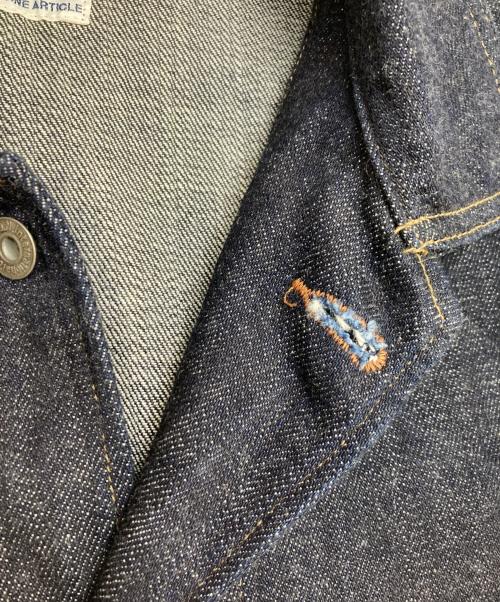 ONI DENIM（オニデニム）ONI DENIM (オニデニム) Loose Weave Denim Jacket インディゴ サイズ:38の古着・服飾アイテム