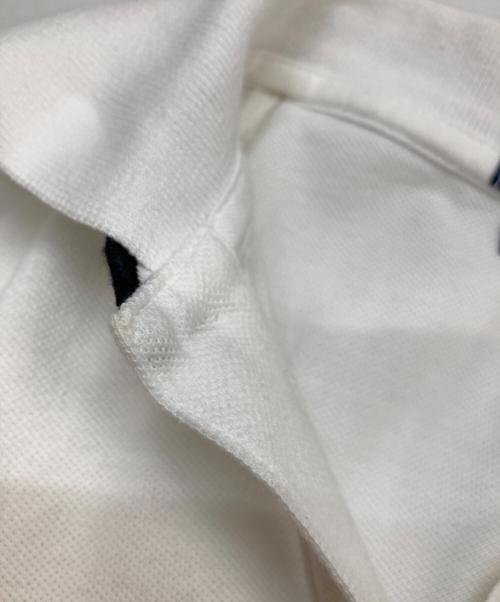 POLO RALPH LAUREN（ポロ・ラルフローレン）POLO RALPH LAUREN (ポロ・ラルフローレン) 刺繍入りポロシャツ ブラック×ホワイト サイズ:Sの古着・服飾アイテム