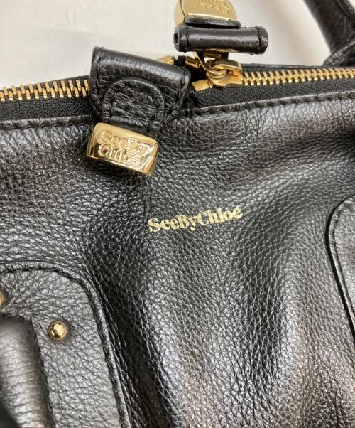 SEE BY CHLOE（シーバイクロエ）SEE BY CHLOE (シーバイクロエ) スタッズ2WAYバッグ ブラックの古着・服飾アイテム