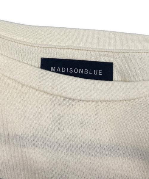 MADISON BLUE（マディソンブルー）MADISON BLUE (マディソンブルー) ボーダープルオーバー ホワイト×ネイビー サイズ:2の古着・服飾アイテム