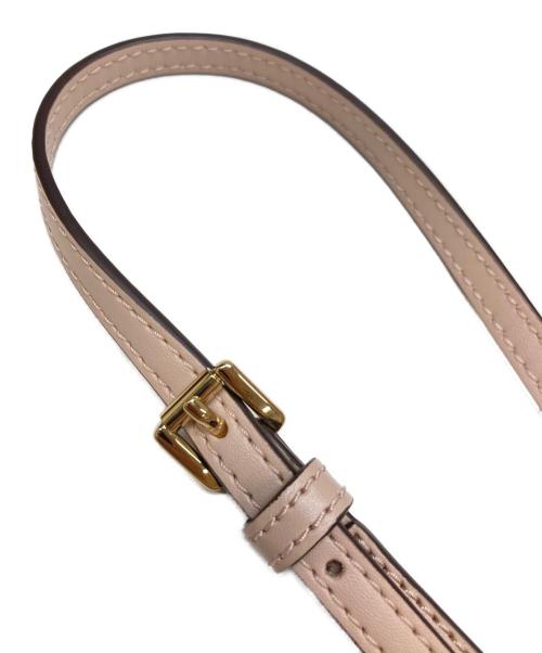 MICHAEL KORS（マイケルコース）MICHAEL KORS (マイケル・コース) ダブルショルダーバッグ ブラウン×ピンクの古着・服飾アイテム