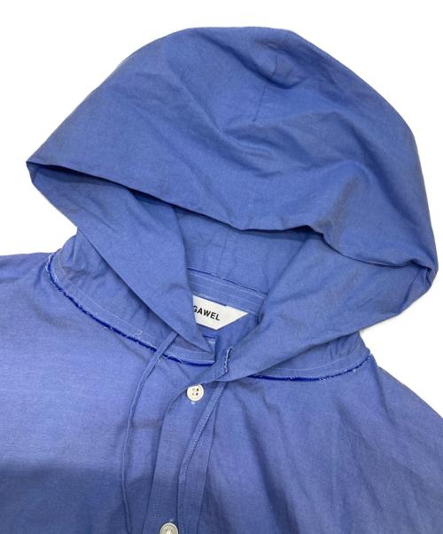 digawel（ディガウェル）DIGAWEL (ディガウェル) Hoodie Shirt ブルー サイズ:1の古着・服飾アイテム