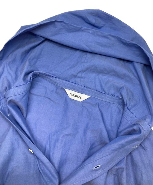 digawel（ディガウェル）DIGAWEL (ディガウェル) Hoodie Shirt ブルー サイズ:1の古着・服飾アイテム