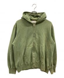 REMI RELIEF（レミレリーフ）の古着「Sweat Zip Hoodie」｜グリーン