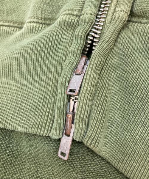 REMI RELIEF（レミレリーフ）REMI RELIEF (レミレリーフ) Sweat Zip Hoodie グリーン サイズ:Mの古着・服飾アイテム