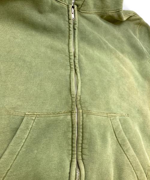 REMI RELIEF（レミレリーフ）REMI RELIEF (レミレリーフ) Sweat Zip Hoodie グリーン サイズ:Mの古着・服飾アイテム