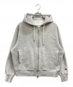Champion REVERSE WEAVE×MONKEY TIMEチャンピオン リバース ウィーブ×モンキータイム）の古着「Wジップパーカー」｜グレー