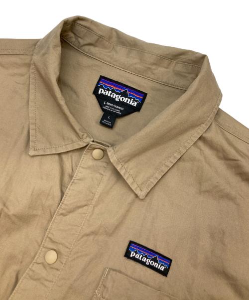 Patagonia（パタゴニア）Patagonia (パタゴニア) ライトウェイトオールウェアヘンプコーチズ ジャケット ベージュ サイズ:Lの古着・服飾アイテム