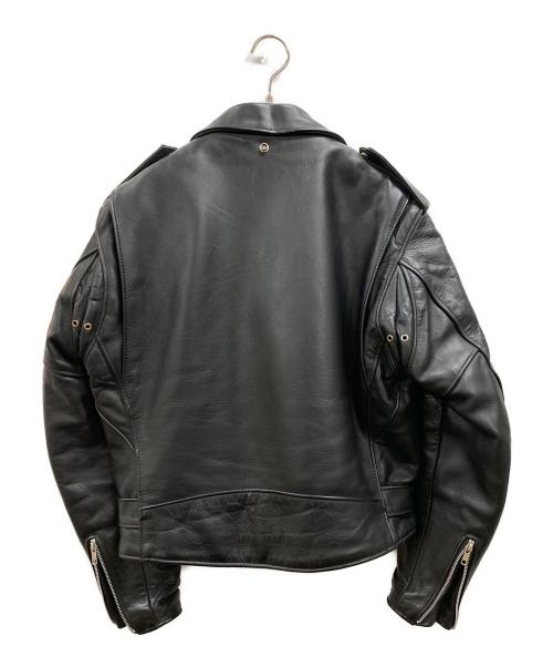 Schott（ショット）Schott (ショット) ダブルライダースジャケット ブラック サイズ:Lの古着・服飾アイテム