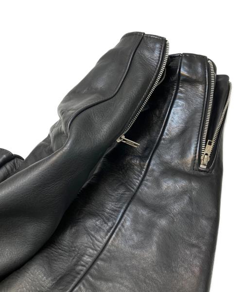 Schott（ショット）Schott (ショット) ダブルライダースジャケット ブラック サイズ:Lの古着・服飾アイテム