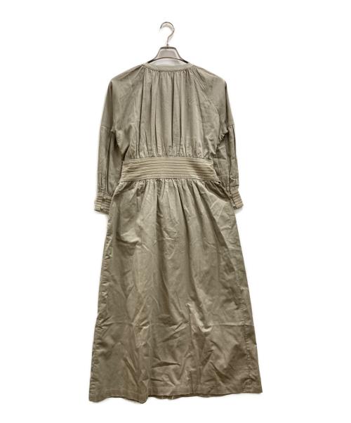 IKORRE（イコーレ）IKORRE (イコーレ) TAMARA/刺繍ワンピース グリーン サイズ:2 未使用品の古着・服飾アイテム