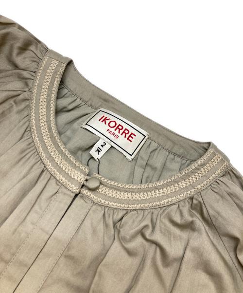 IKORRE（イコーレ）IKORRE (イコーレ) TAMARA/刺繍ワンピース グリーン サイズ:2 未使用品の古着・服飾アイテム