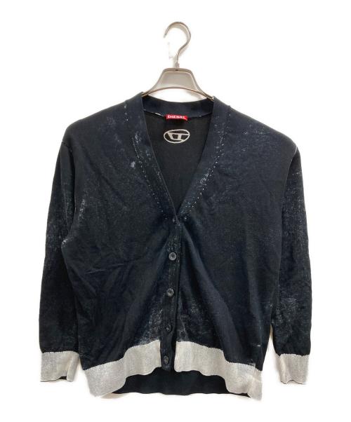 DIESEL（ディーゼル）DIESEL (ディーゼル) K-ADDICE /ニットカーディガン ブラック サイズ:XSの古着・服飾アイテム