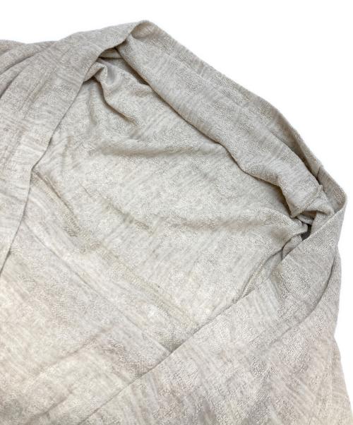 Y's（ワイズ）Y's (ワイズ) LENO CLOTH SHAWL COLLAR CARDIGAN ベージュ サイズ:2の古着・服飾アイテム