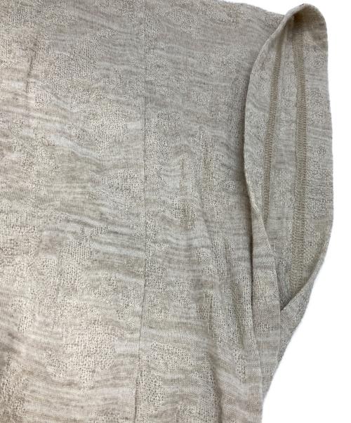 Y's（ワイズ）Y's (ワイズ) LENO CLOTH SHAWL COLLAR CARDIGAN ベージュ サイズ:2の古着・服飾アイテム