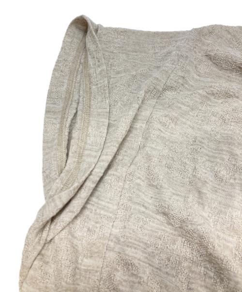 Y's（ワイズ）Y's (ワイズ) LENO CLOTH SHAWL COLLAR CARDIGAN ベージュ サイズ:2の古着・服飾アイテム