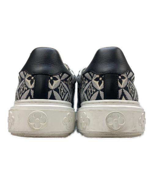 LOUIS VUITTON（ルイ ヴィトン）LOUIS VUITTON (ルイ ヴィトン) タイムアウト ライン モノグラムスニーカー ブラック サイズ:37の古着・服飾アイテム