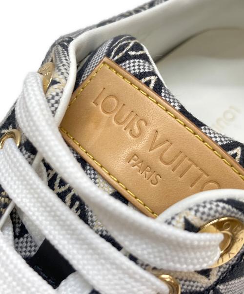 LOUIS VUITTON（ルイ ヴィトン）LOUIS VUITTON (ルイ ヴィトン) タイムアウト ライン モノグラムスニーカー ブラック サイズ:37の古着・服飾アイテム