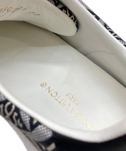 LOUIS VUITTON（ルイ ヴィトン）LOUIS VUITTON (ルイ ヴィトン) タイムアウト ライン モノグラムスニーカー ブラック サイズ:37の古着・服飾アイテム