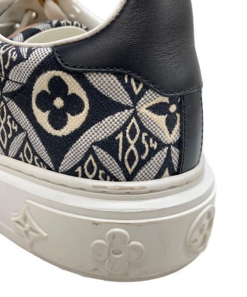 LOUIS VUITTON（ルイ ヴィトン）LOUIS VUITTON (ルイ ヴィトン) タイムアウト ライン モノグラムスニーカー ブラック サイズ:37の古着・服飾アイテム