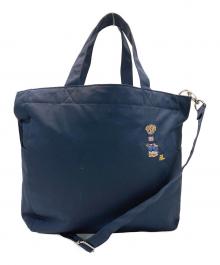 POLO RALPH LAUREN（ポロ・ラルフローレン）の古着「2WAYポロベアバッグ」｜ネイビー