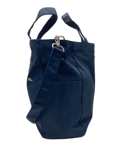 POLO RALPH LAUREN（ポロ・ラルフローレン）POLO RALPH LAUREN (ポロ・ラルフローレン) 2WAYポロベアバッグ ネイビーの古着・服飾アイテム