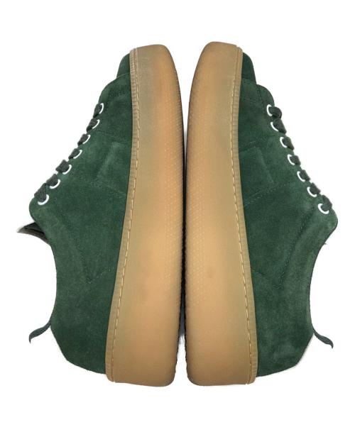 Maison Margiela 22（メゾンマルジェラ）Maison Margiela 22 (メゾンマルジェラ) スエードプラットフォームスニーカー グリーン サイズ:42の古着・服飾アイテム