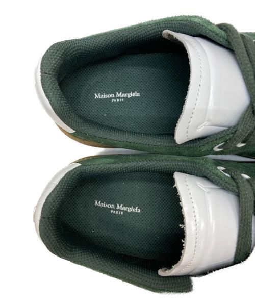 Maison Margiela 22（メゾンマルジェラ）Maison Margiela 22 (メゾンマルジェラ) スエードプラットフォームスニーカー グリーン サイズ:42の古着・服飾アイテム