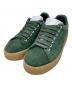 Maison Margiela 22（メゾンマルジェラ）の古着「スエードプラットフォームスニーカー」｜グリーン
