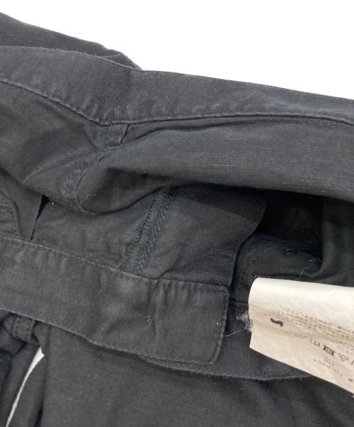 COMME des GARCONS SHIRT（コムデギャルソンシャツ）COMME des GARCONS SHIRT (コムデギャルソンシャツ) cotton / linen twill plain ブラック サイズ:Mの古着・服飾アイテム