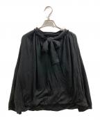 tricot COMME des GARCONSトリココムデギャルソン）の古着「リボンブラウス」｜ブラック