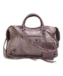 BALENCIAGA（バレンシアガ）の古着「ハンドバッグ」｜パープル