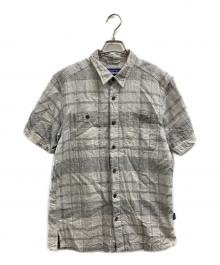 Patagonia（パタゴニア）の古着「コットンヘンプ半袖シャツ」｜グレー