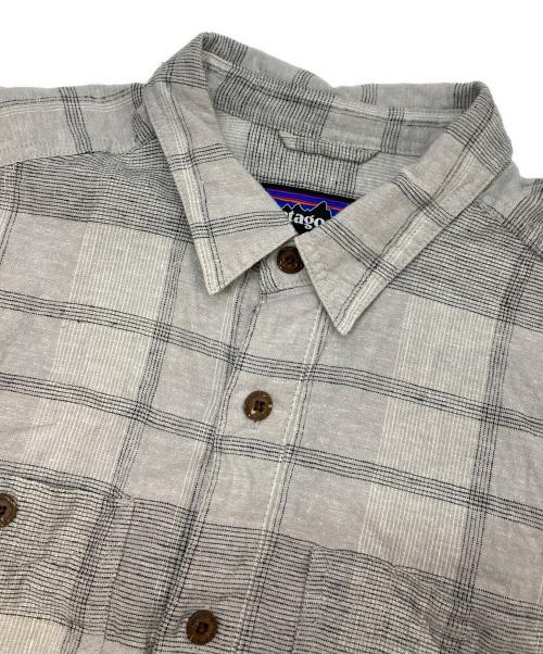 Patagonia（パタゴニア）Patagonia (パタゴニア) コットンヘンプ半袖シャツ グレー サイズ:sの古着・服飾アイテム