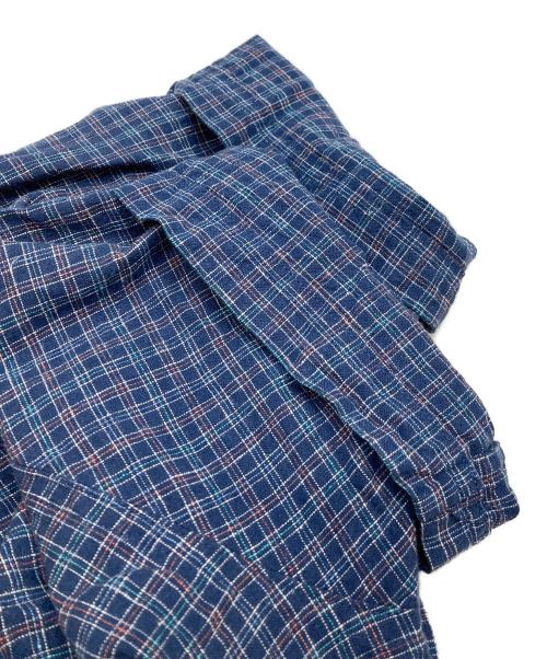 Patagonia（パタゴニア）Patagonia (パタゴニア) コットンヘンプチェックシャツ ブルー サイズ:Sの古着・服飾アイテム