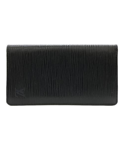 LOUIS VUITTON（ルイ ヴィトン）LOUIS VUITTON (ルイ ヴィトン) ポルトカルトクレディ 長財布 ブラックの古着・服飾アイテム
