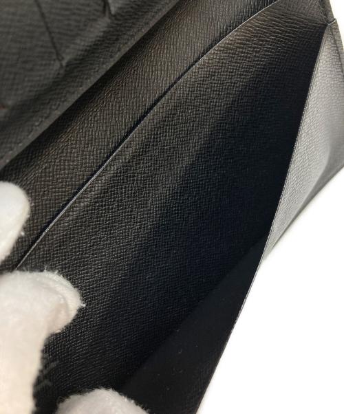 LOUIS VUITTON（ルイ ヴィトン）LOUIS VUITTON (ルイ ヴィトン) ポルトカルトクレディ 長財布 ブラックの古着・服飾アイテム