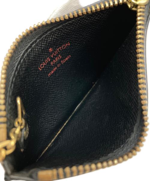LOUIS VUITTON（ルイ ヴィトン）LOUIS VUITTON (ルイ ヴィトン) エピ ポシェット クレ キーリング付 コインケース ブラックの古着・服飾アイテム