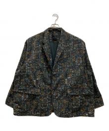 DAIWA PIER39（ダイワ ピア39）の古着「TECH 2B JACKET BATIK」｜ダークグリーン