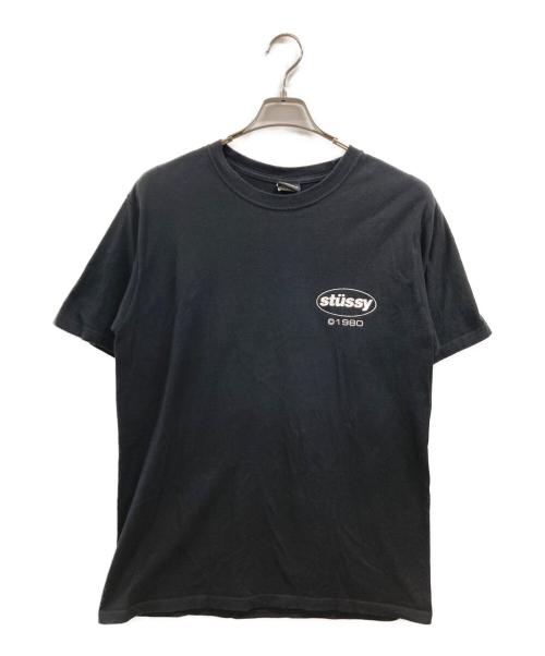 stussy（ステューシー）stussy (ステューシー) プリントTシャツ ブラック サイズ:Mの古着・服飾アイテム