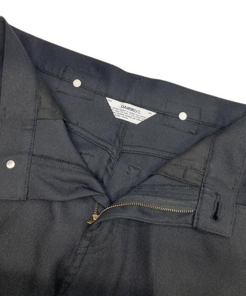 DAIRIKU（ダイリク）DAIRIKU (ダイリク) Slim Pressed Pants ブラック サイズ:W27の古着・服飾アイテム