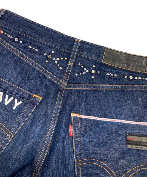 Levi's Fenom（リーバイス・フェノム）Levi's Fenom (リーバイス・フェノム) uniform experiment (ユニフォームエクスペリメント) スタッズデニムパンツ インディゴ サイズ:W30の古着・服飾アイテム