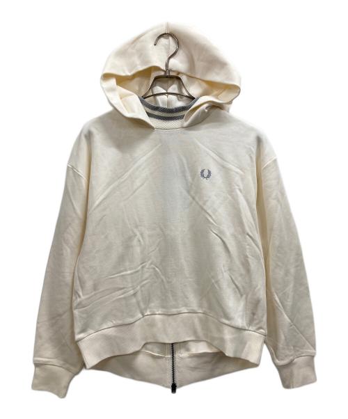 FRED PERRY（フレッドペリー）FRED PERRY (フレッドペリー) バックジップパーカー アイボリー サイズ:10 未使用品の古着・服飾アイテム