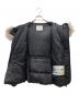 MONCLER (モンクレール) ファー付ショートダウンジャケット ブラック サイズ:4：150000円